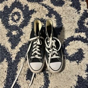 Converse Black and White High-Top Sneakers